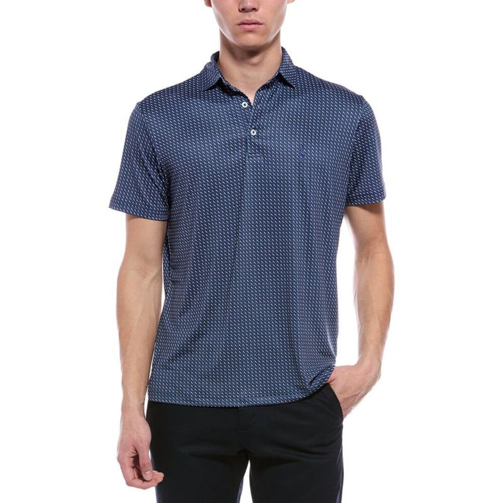 Tailorbyrd Mens  Golf Tees Performance Polo Shirt, Navy
